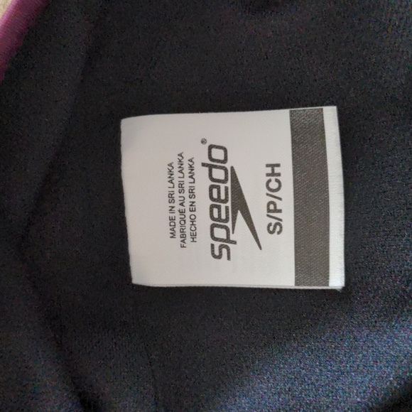 Speedo One Piece Keyhole Racer Back Swimsuit Size Small - Picture 6 of 7